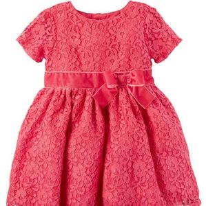 ❤️HOST PICK❤️ Carter's Lace Holiday Dress